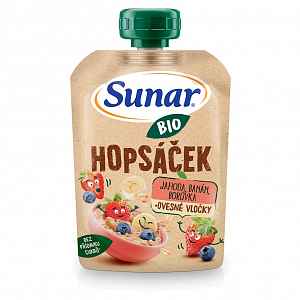 Sunar Bio Hopsáček Jahoda/banán/borůvka/oves 100g