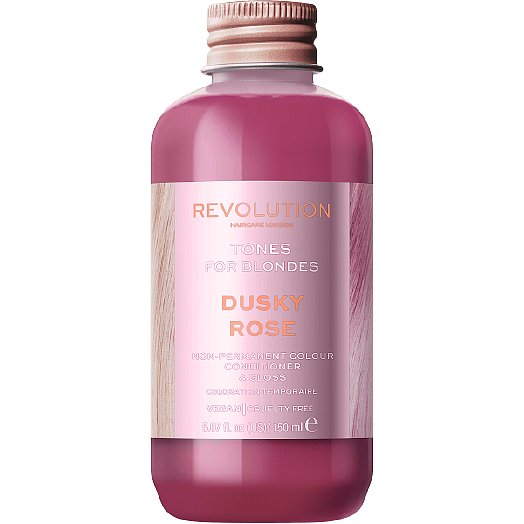 Revolution Haircare Tones for Blondes Barva na vlasy Dusky Rose 150ml