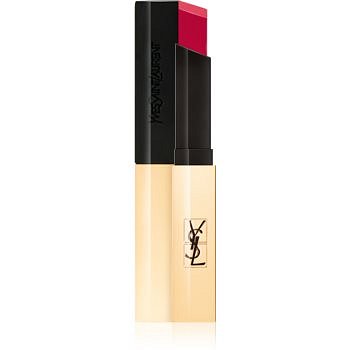 Yves Saint Laurent Rouge Pur Couture The Slim tenká matující rtěnka s koženým efektem odstín 15 Fuchsia Atypique 2,2 g