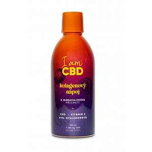 I am CBD Kolagenový nápoj s CBD, vitamínem C a kyselinou hyaluronovou 500 ml