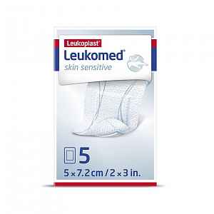 Leukomed Skin Sensitive Sterile 5x7,2cm samolepící krytí z netkané textilie s polš