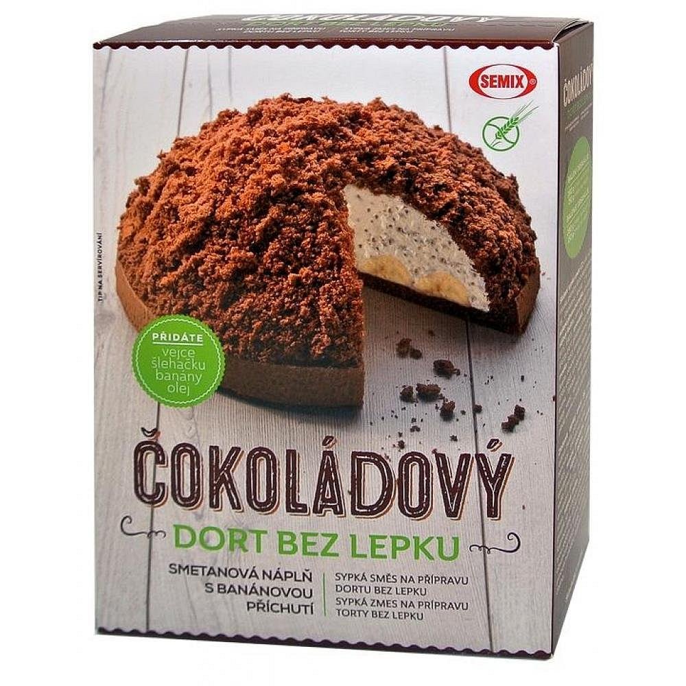 SEMIX Čokoládový dort bez lepku 430 g