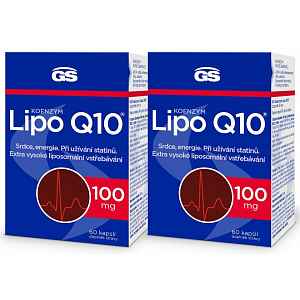 GS Koenzym Lipo Q10 100mg cps.60 - balení 2 ks