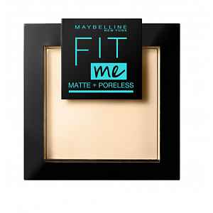 Maybelline Fit me Matte + Poreless odstín 115 Ivory matující pudr 9 g