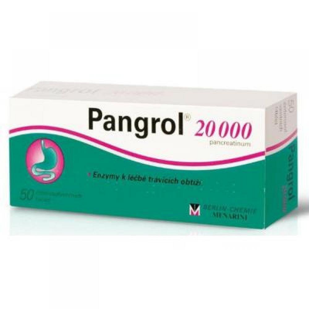 Pangrol 20000 por.tbl.ent.50 II