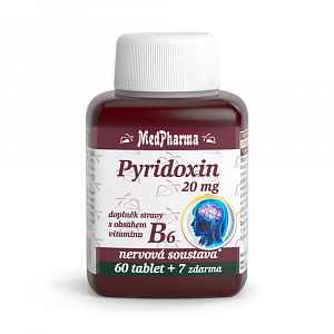 MedPharma Pyridoxin (vitamin B6) 20mg tbl.67