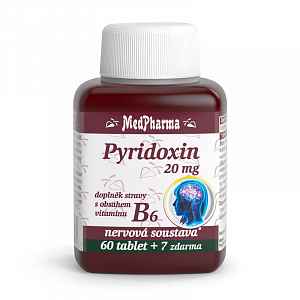 MedPharma Pyridoxin (vitamin B6) 20mg tbl.67