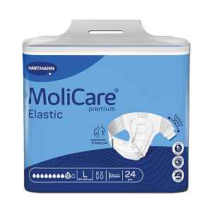 MOLICARE Elastic 9 kapek Absorpční kalhotky L 24 kusů