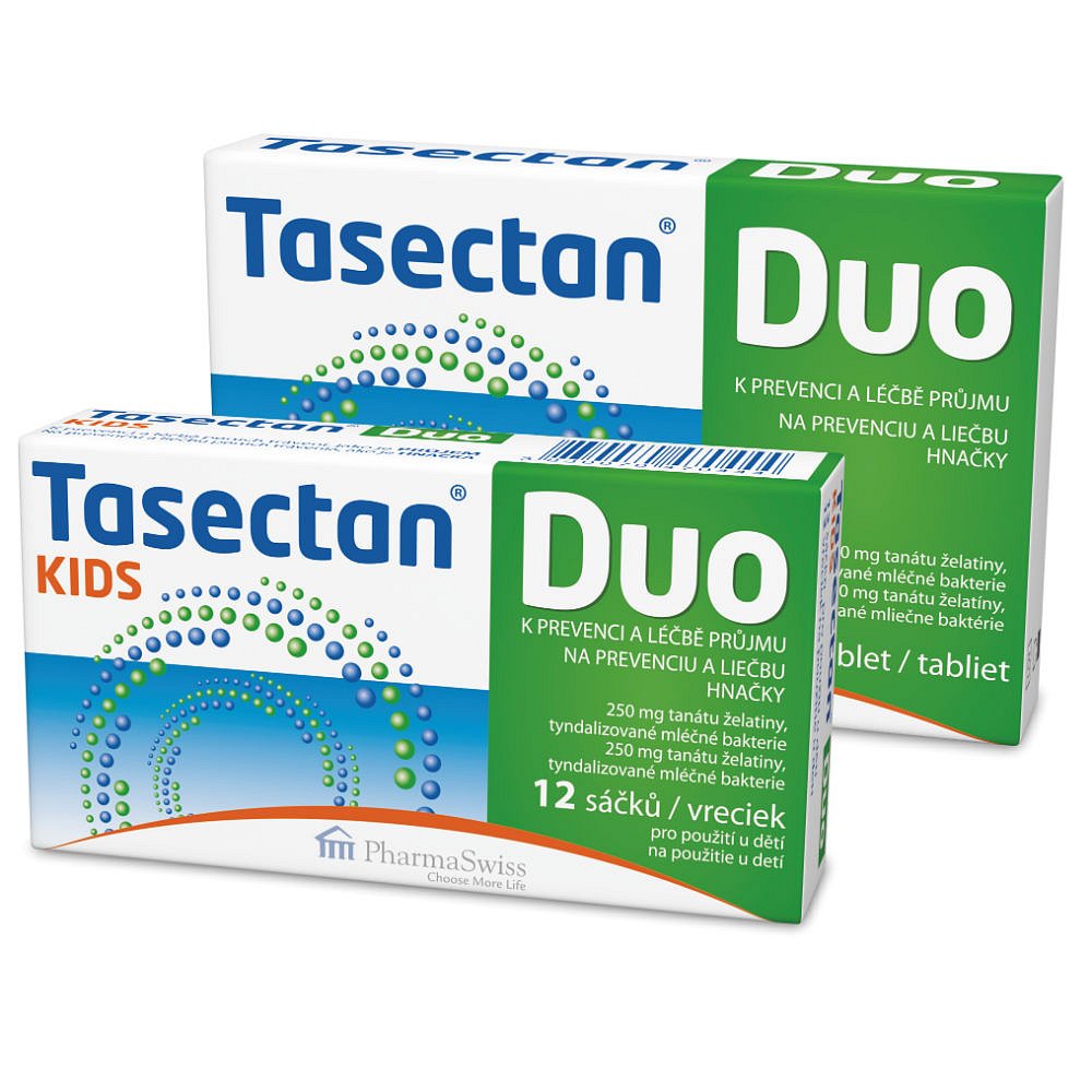 TASECTAN DUO Kids 250 mg 12 sáčků