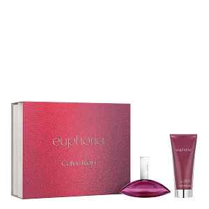 Calvin Klein Euphoria for Women dárková sada (parfémová voda 50 ml + tělové mléko 100 ml) dámská