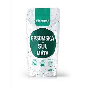 Allnature Epsomská sůl Máta 1000 g