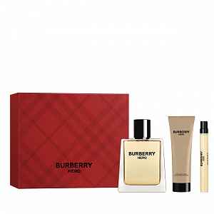 Burberry Hero dárková sada (toaletní voda 100 ml + sprchový gel 75 ml + cestovní sprej 10 ml) pánská