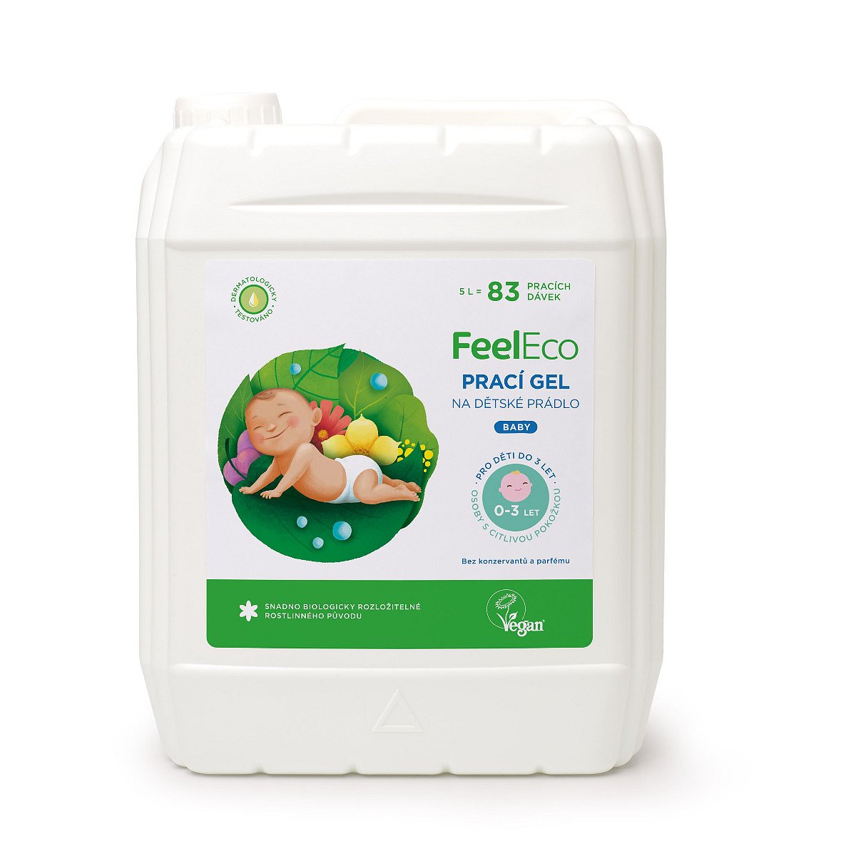 Feel eco Prací gel Baby 5 l