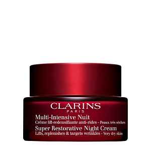 Clarins Super Restorative Night Cream Very Dry Skin noční krém proti stárnutí pro velmi suchou a zralou pleť  50 ml