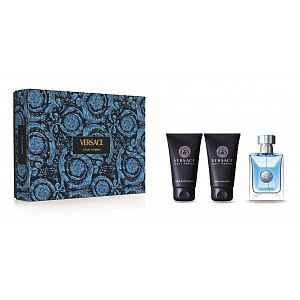 Versace pour Homme dárkový set pro muže 3 ks