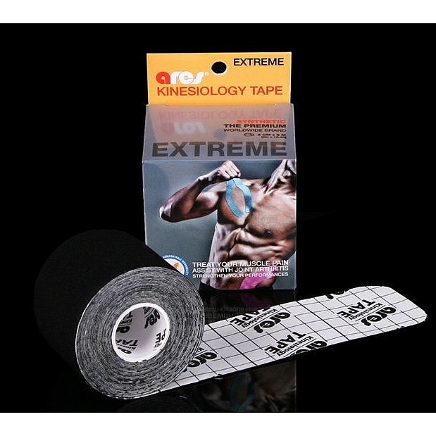 ARES Extreme Kinesiology tape Černá kinezio