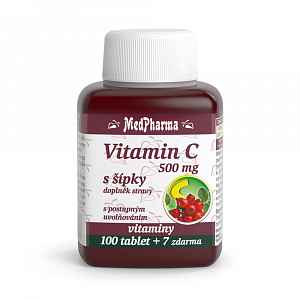 MedPharma Vitamín C 500 mg s šípky tablety 107 prod.úč.