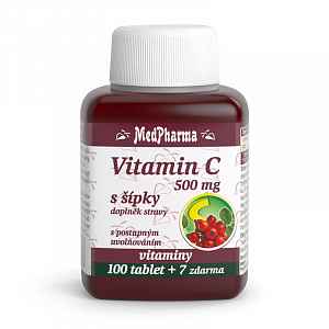 MedPharma Vitamín C 500 mg s šípky tablety 107 prod.úč.