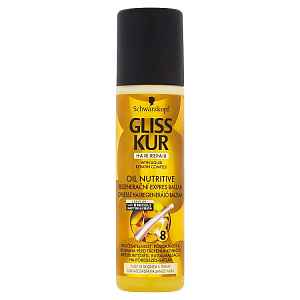 GLISS KUR express balsam oil nutrit,200ml žlut