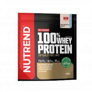 Nutrend 100% Whey Protein bílá čokoláda + kokos 1000 g