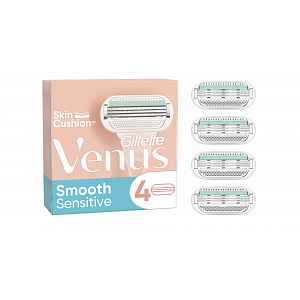 Gillette Venus Smooth Sensitive náhradní hlavice 4 ks