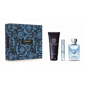 Versace pour Homme dárkový set pro muže 3 ks