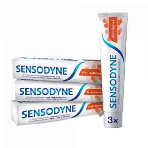 Sensodyne Trio zubní pasta proti zubnímu kazu 75ml 3ks