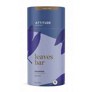 ATTITUDE Leaves bar Přírodní tuhý deodorant Mořská sůl 85 g