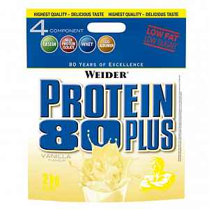 Weider, Protein 80 Plus, 2000 g, Vanilka