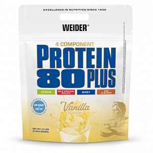 Weider, Protein 80 Plus, 2000 g, Vanilka