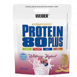 Weider, Protein 80 Plus, 2000 g, Lesní plody