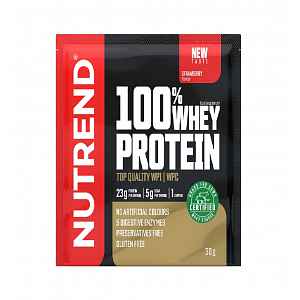 Nutrend 100% Whey Protein jahoda 30 g