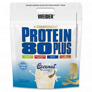 Weider, Protein 80 Plus, 2000 g, Kokos