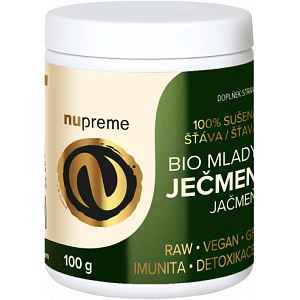 Nupreme BIO Mladý ječmen Premium 100g