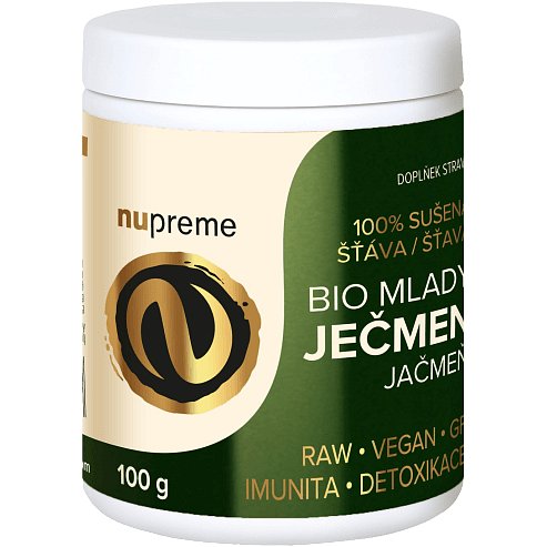 Nupreme BIO Mladý ječmen Premium 100g