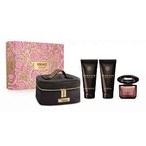 Versace Crystal Noir dárkový set pro ženy 4 ks