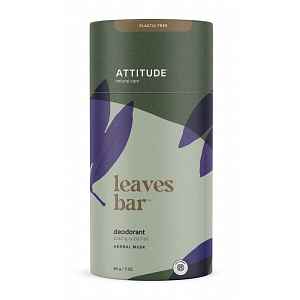 ATTITUDE Leaves bar Přírodní tuhý deodorant Vůně bylinek 85 g