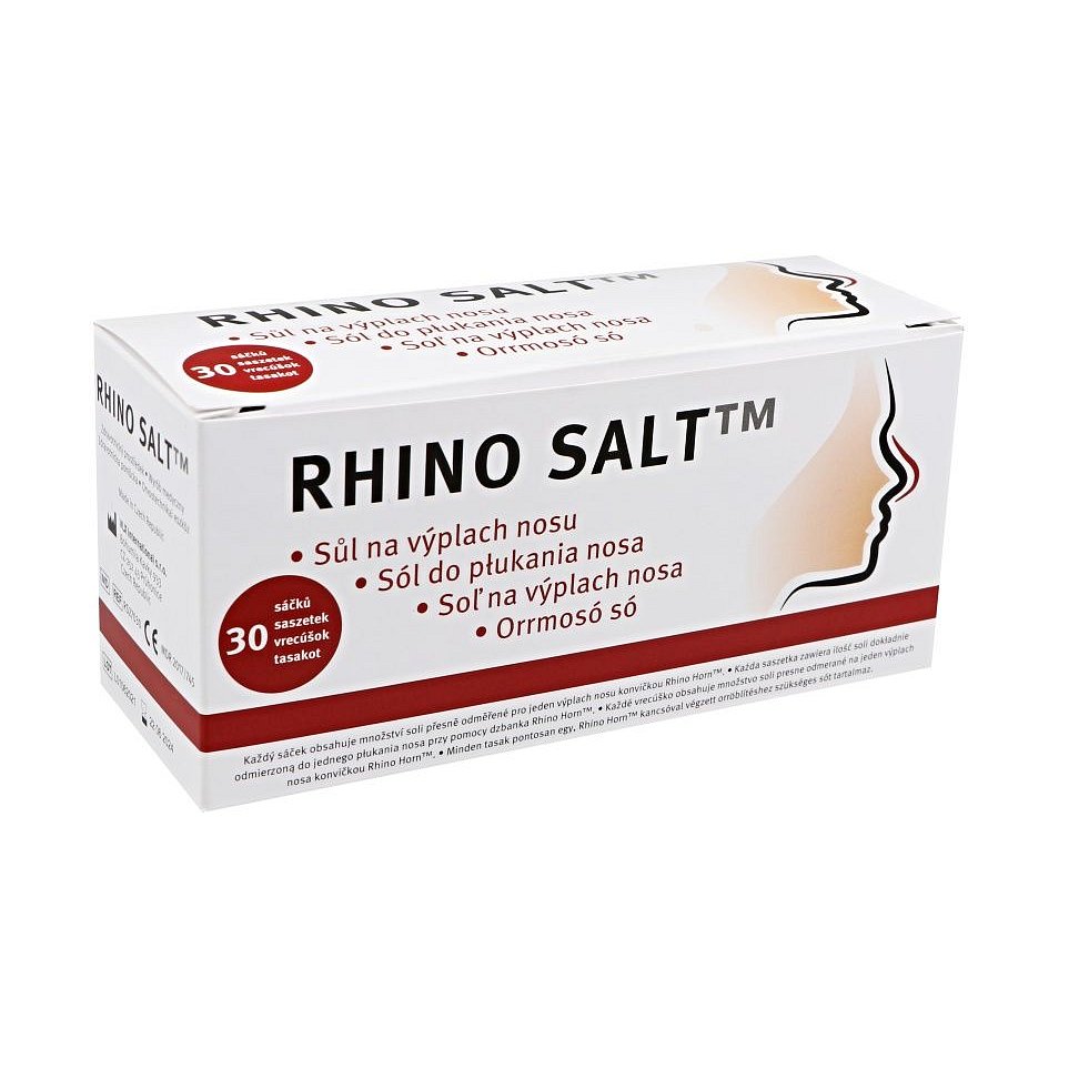 Rhino Horn Salt Sůl na výplach nosu 30 sáčků