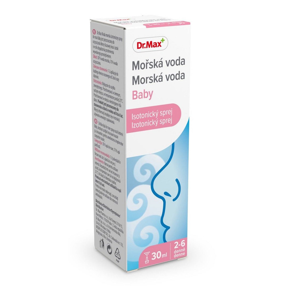 Dr.Max Mořská voda isotonická Baby 0-6 let 30 ml