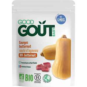 Good Gout BIO Máslová dýně s jehněčím masem 190g