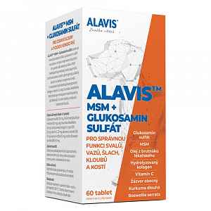 Alavis MSM + Glukosamin sulfát 60 tablet