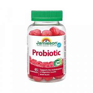 Jamieson Probiotic Gummies želatin.pastilky 45ks