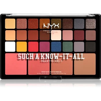 NYX Professional Makeup Such A Know-It-All multifunkční paleta 4 x 5 g + 24 x 0,9 g