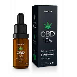 Salutem CBD 10% konopný olej 10 ml