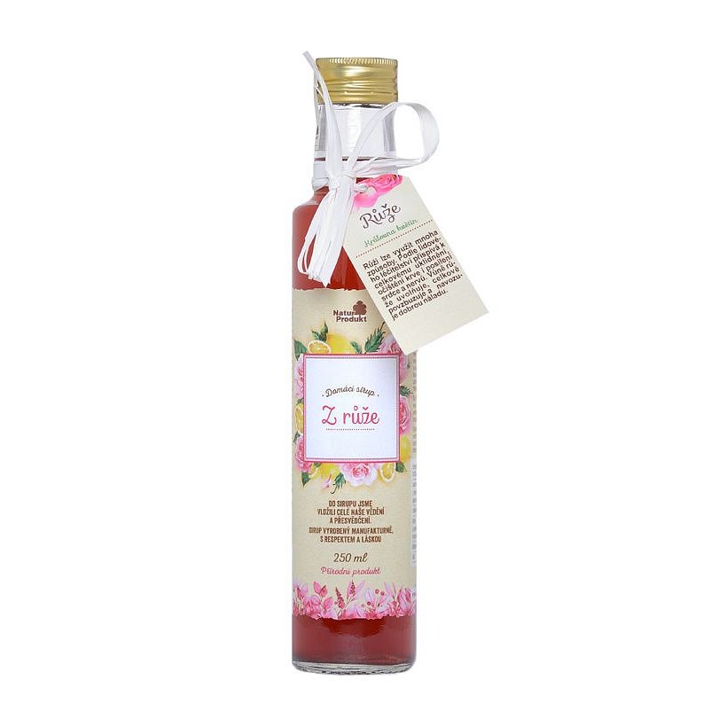 Naturprodukt Domácí sirup z ruže 250ml