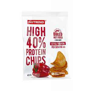 Nutrend High Protein Chips paprika 6x40 g