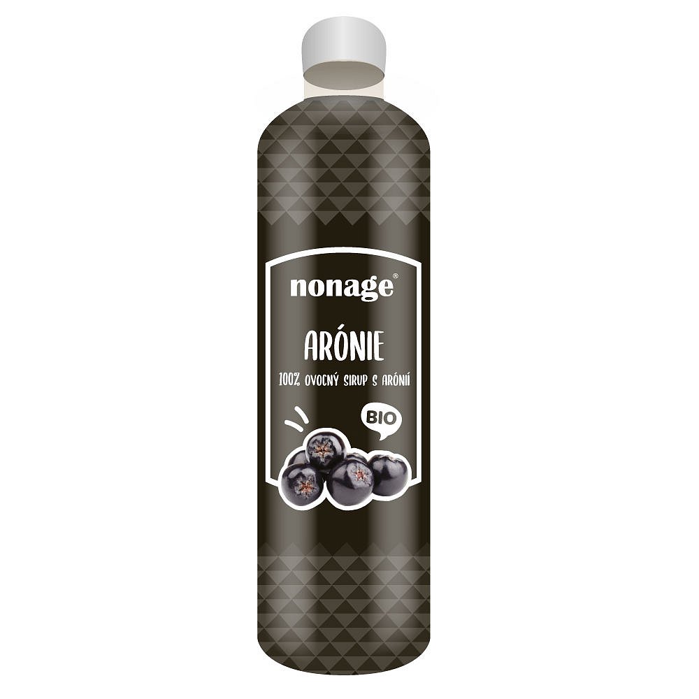 NONAGE Aróniový ovocný sirup BIO 330 ml