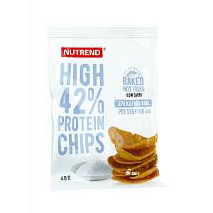 Nutrend High Protein Chips sůl 6x40 g