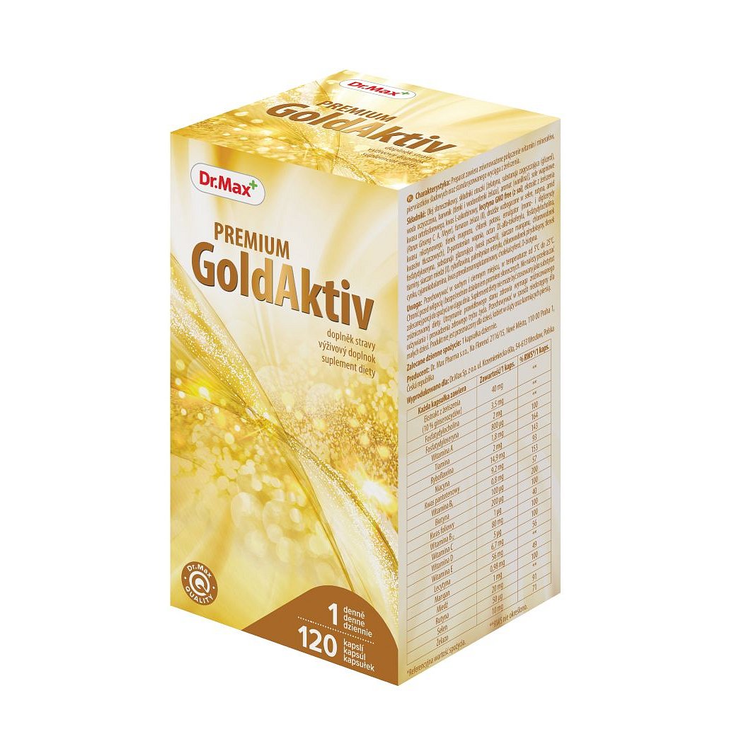 Dr.Max GoldAktiv Premium 120 kapslí