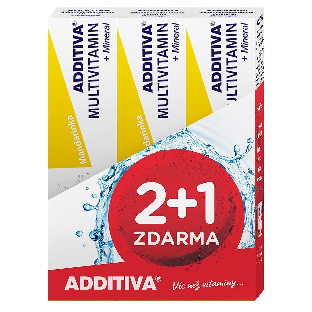 Sada Additiva MM 2+1 mandarinka šumivé tbl.3x20ks